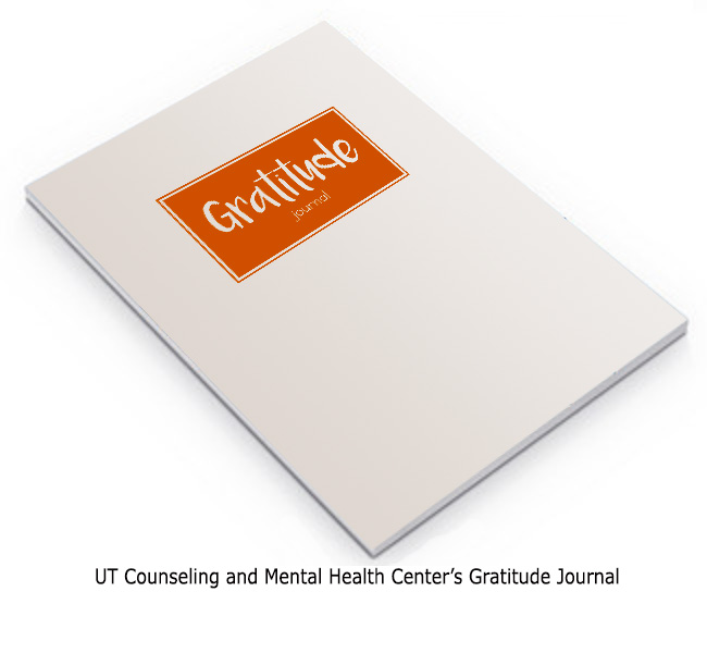 UT Counseling and Mental Health Center’s gratitude journal